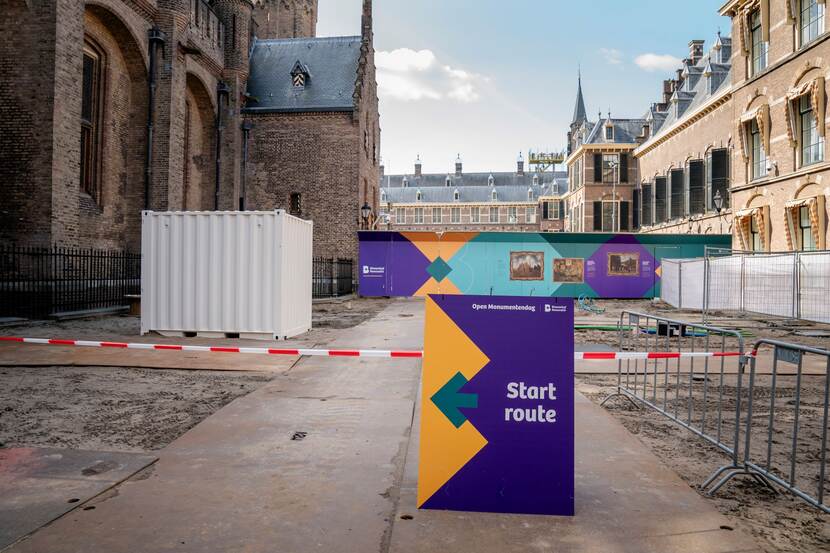 Open Monumentendag Binnenhof 2024: ingang Ridderzaal